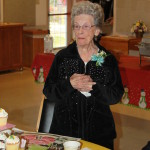 Iona enjoying her birthday guests!